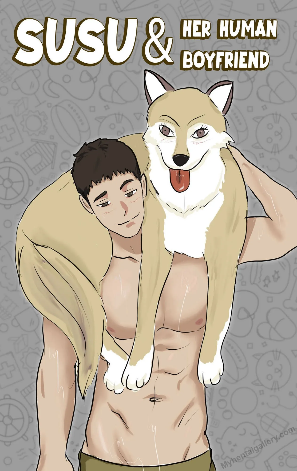 Susu & Her Human Boyfriend porno comics Cover