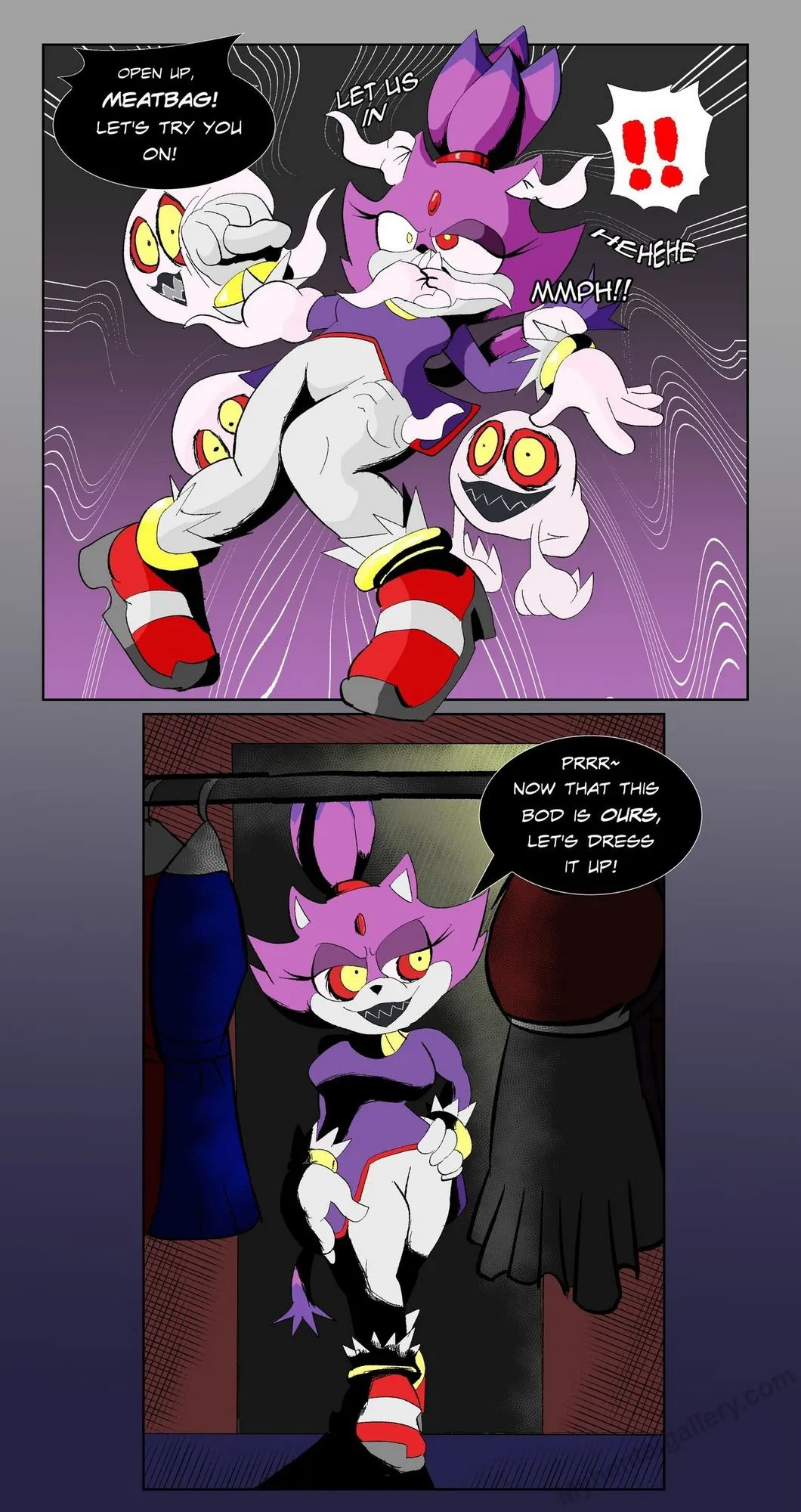 Blaze Possessed - Dress Up porno comics