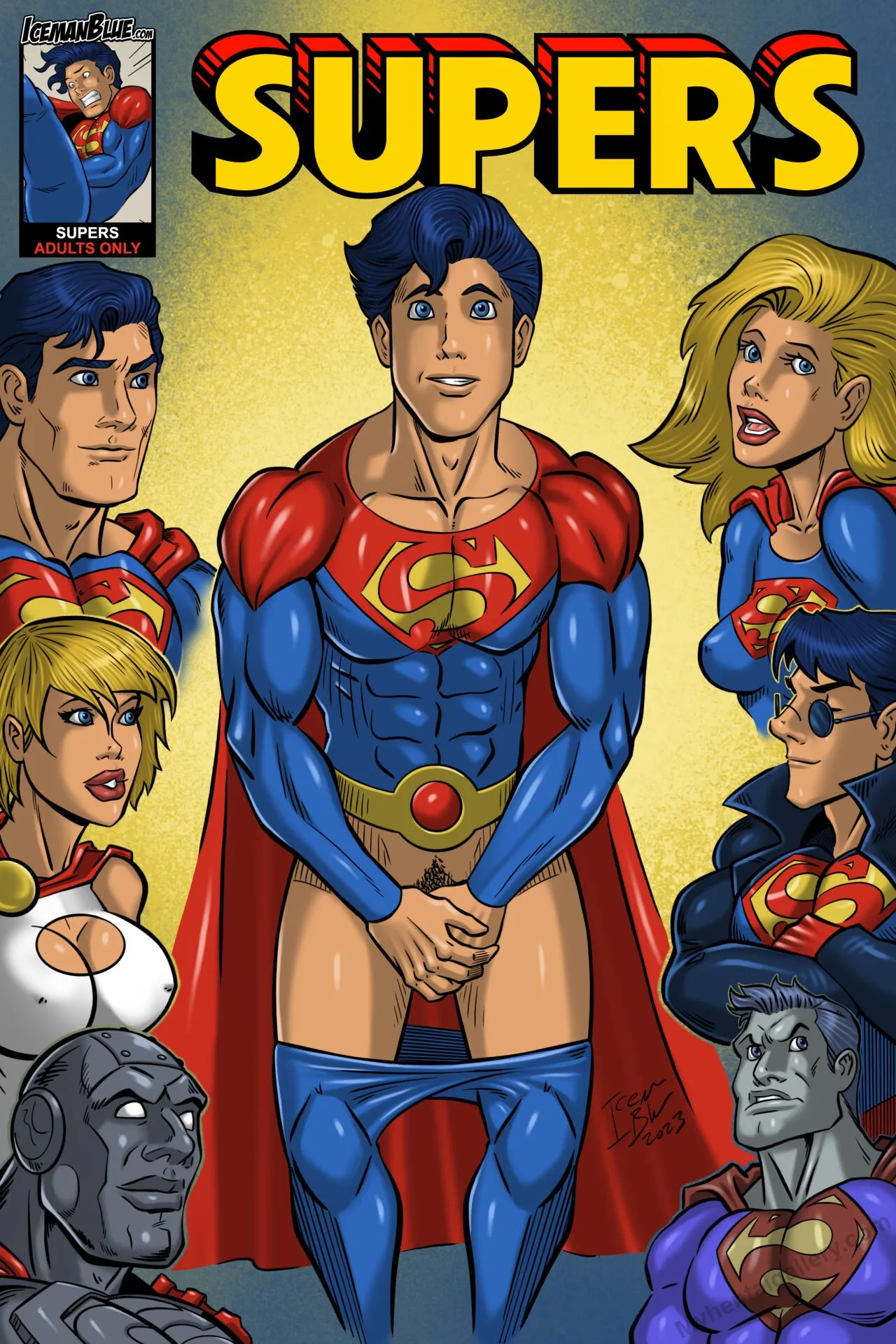 Supers porno comics Cover