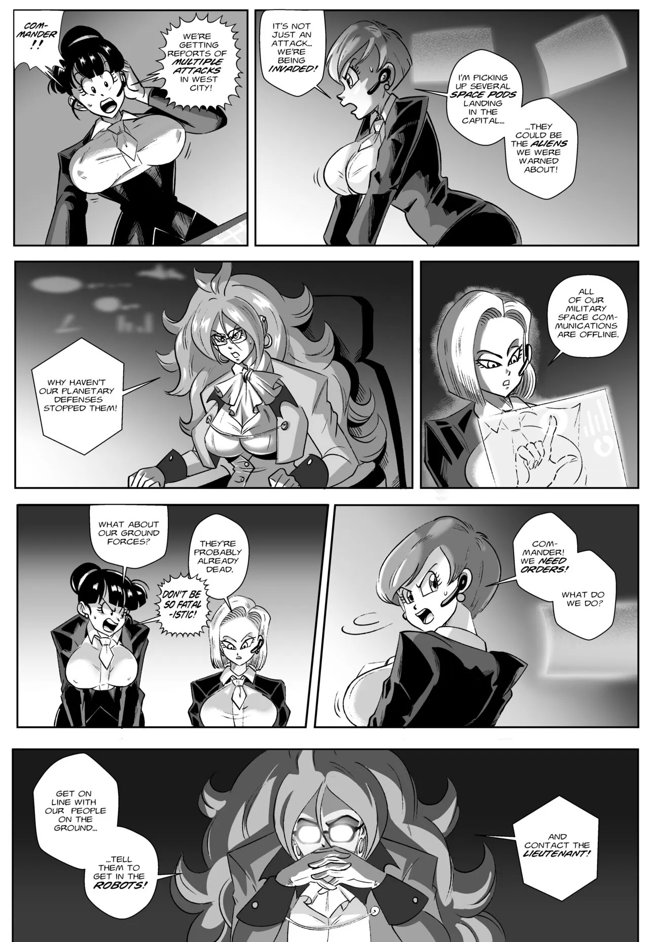 Control Room - Invasion porno comics