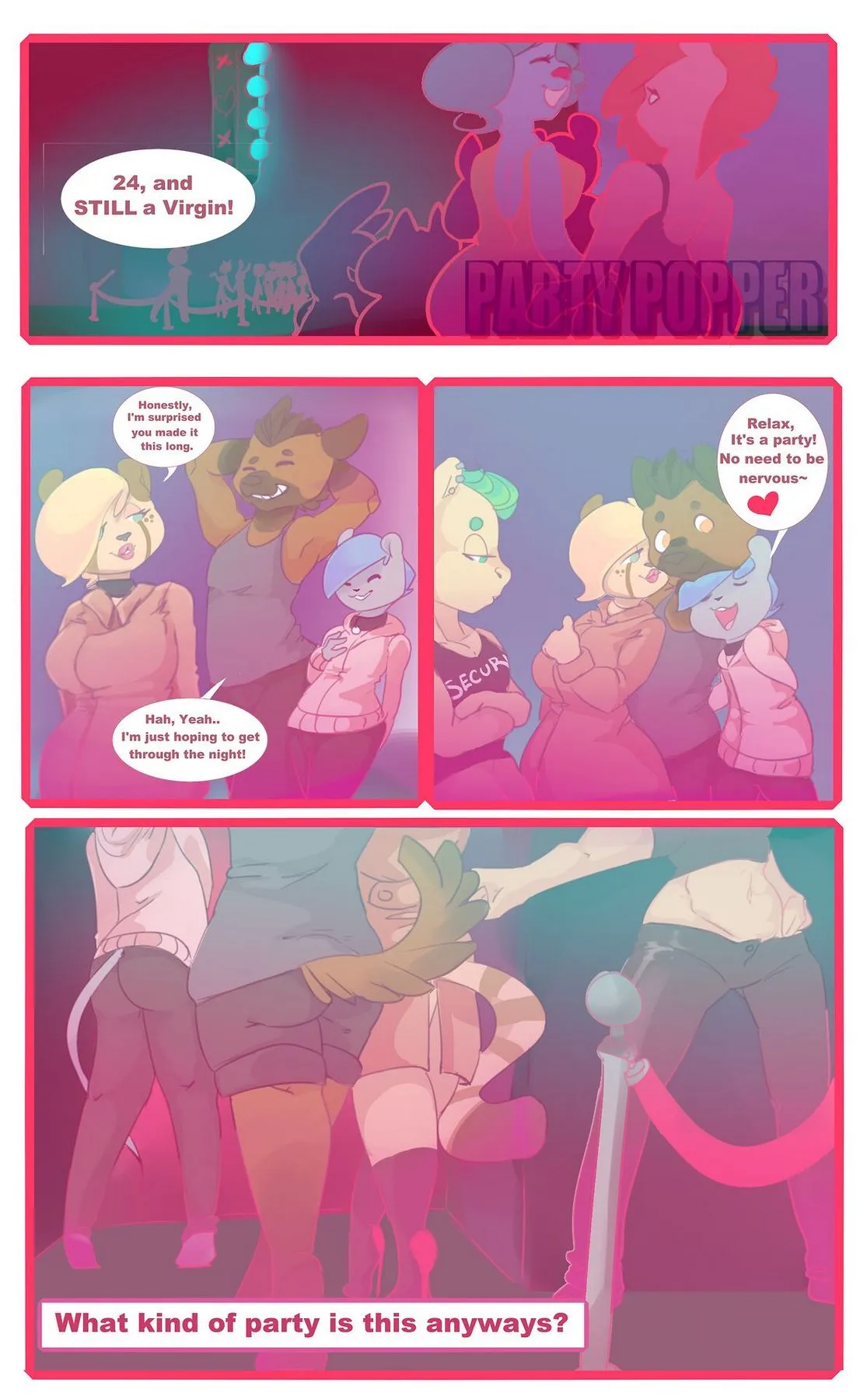 Party Popper! porno comics Cover