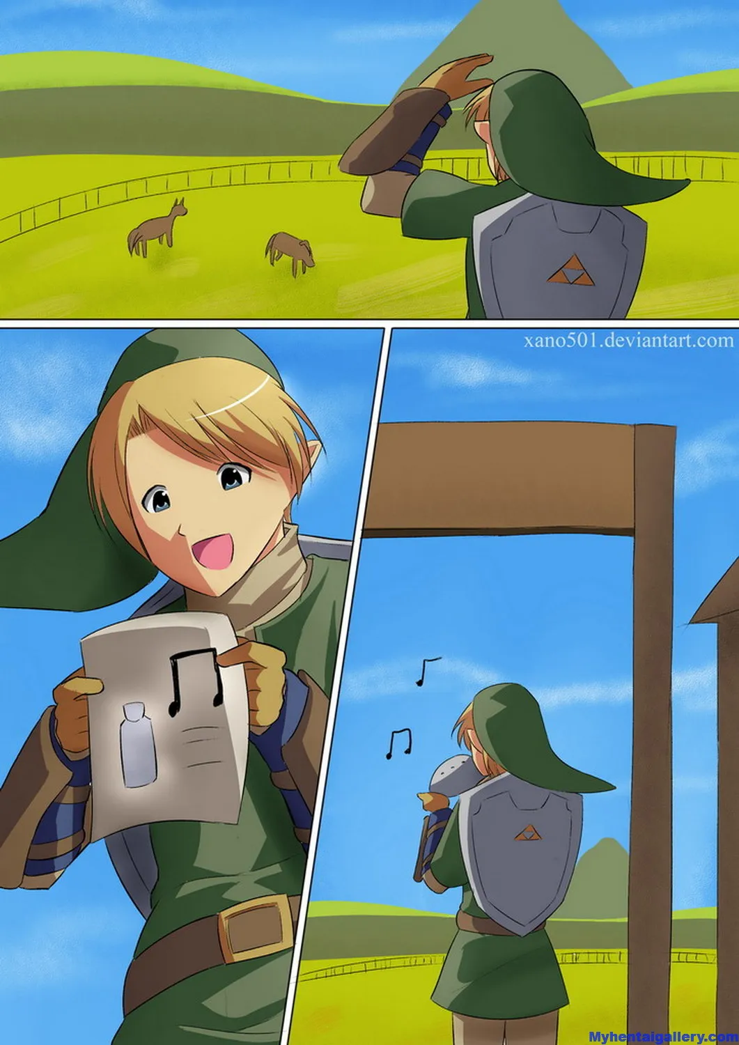 Zelda - The Milk Melody porno comics