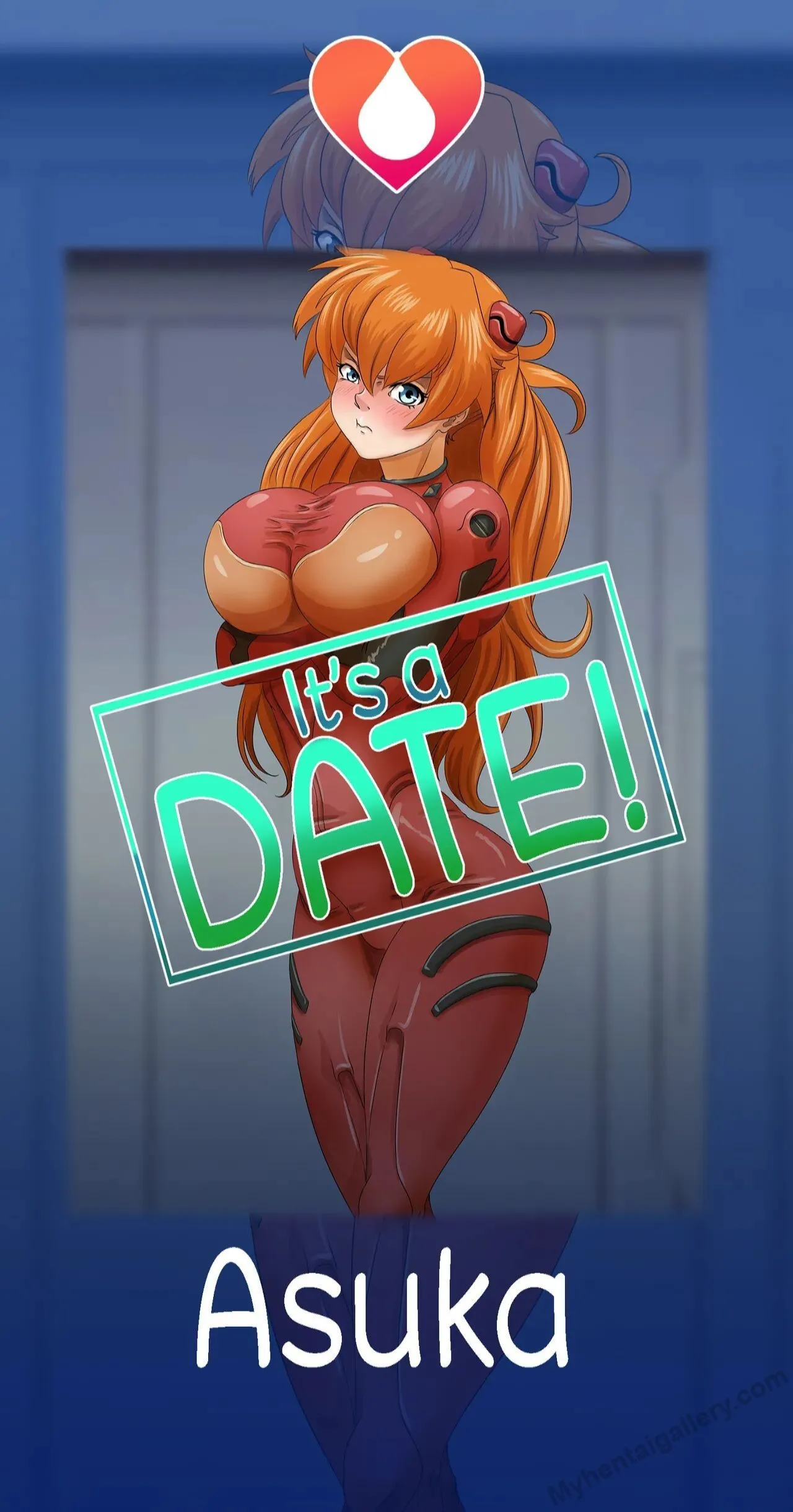 It's A Date! - Asuka porno comics Cover