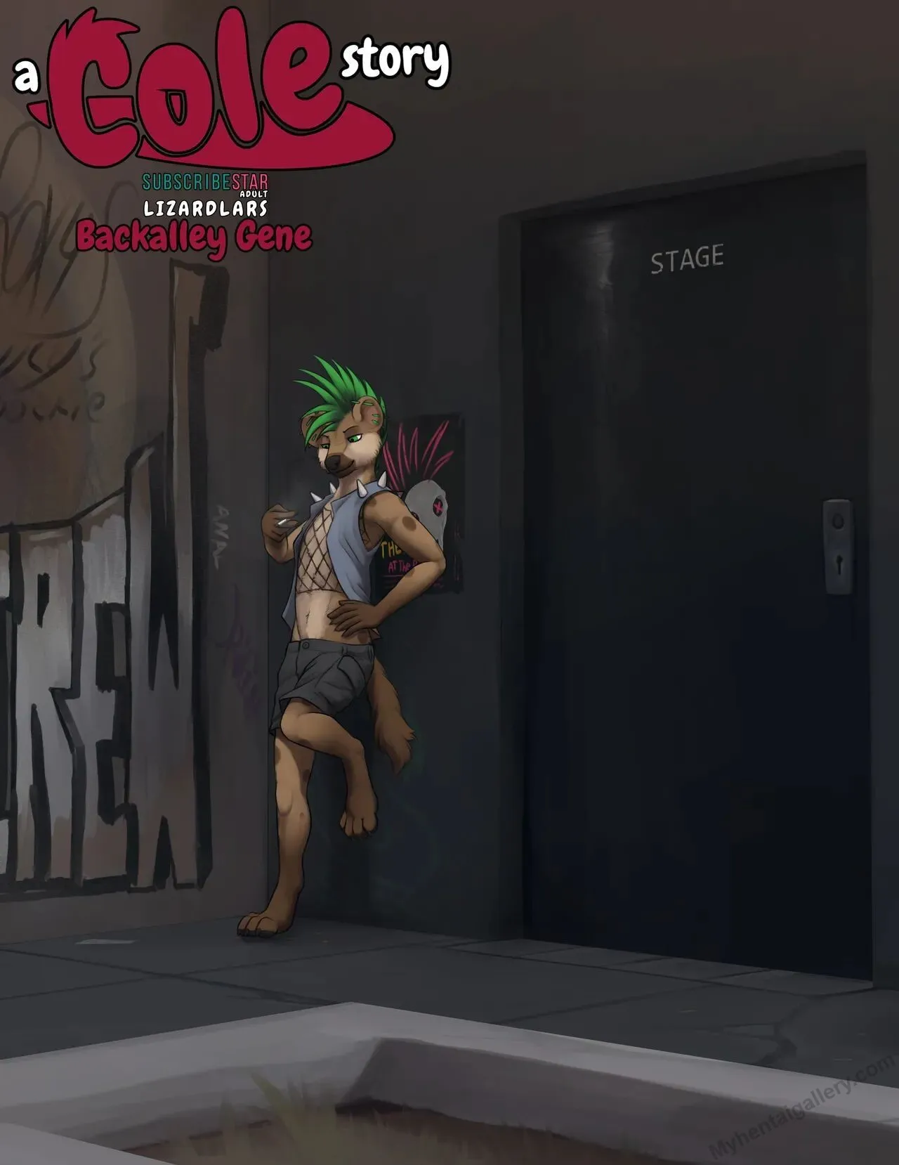 Cole 2 - Backalley Gene porno comics Cover