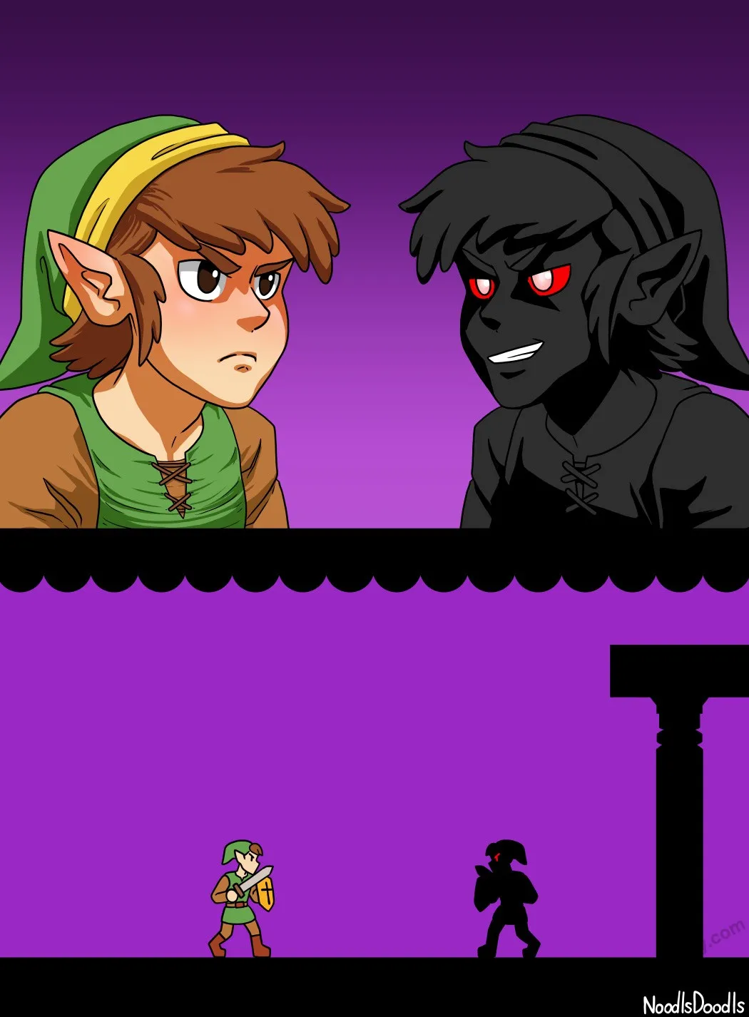 Link Vs Dark Link Make Love, Not War porno comics