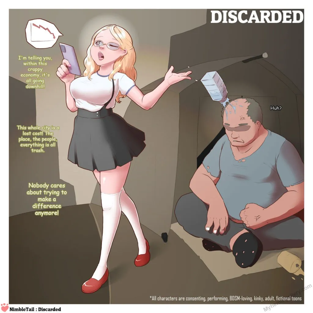 Discarded porno comics Cover