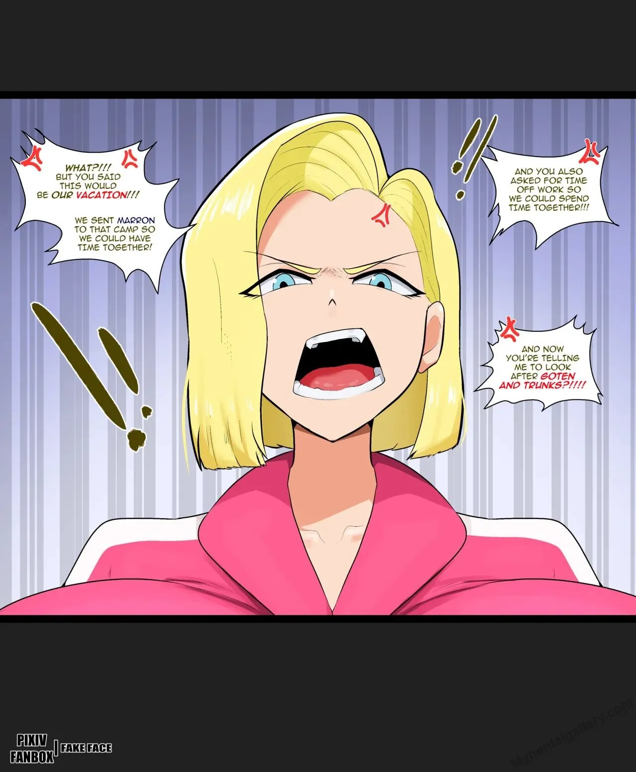 18's Vavation porno comics Cover