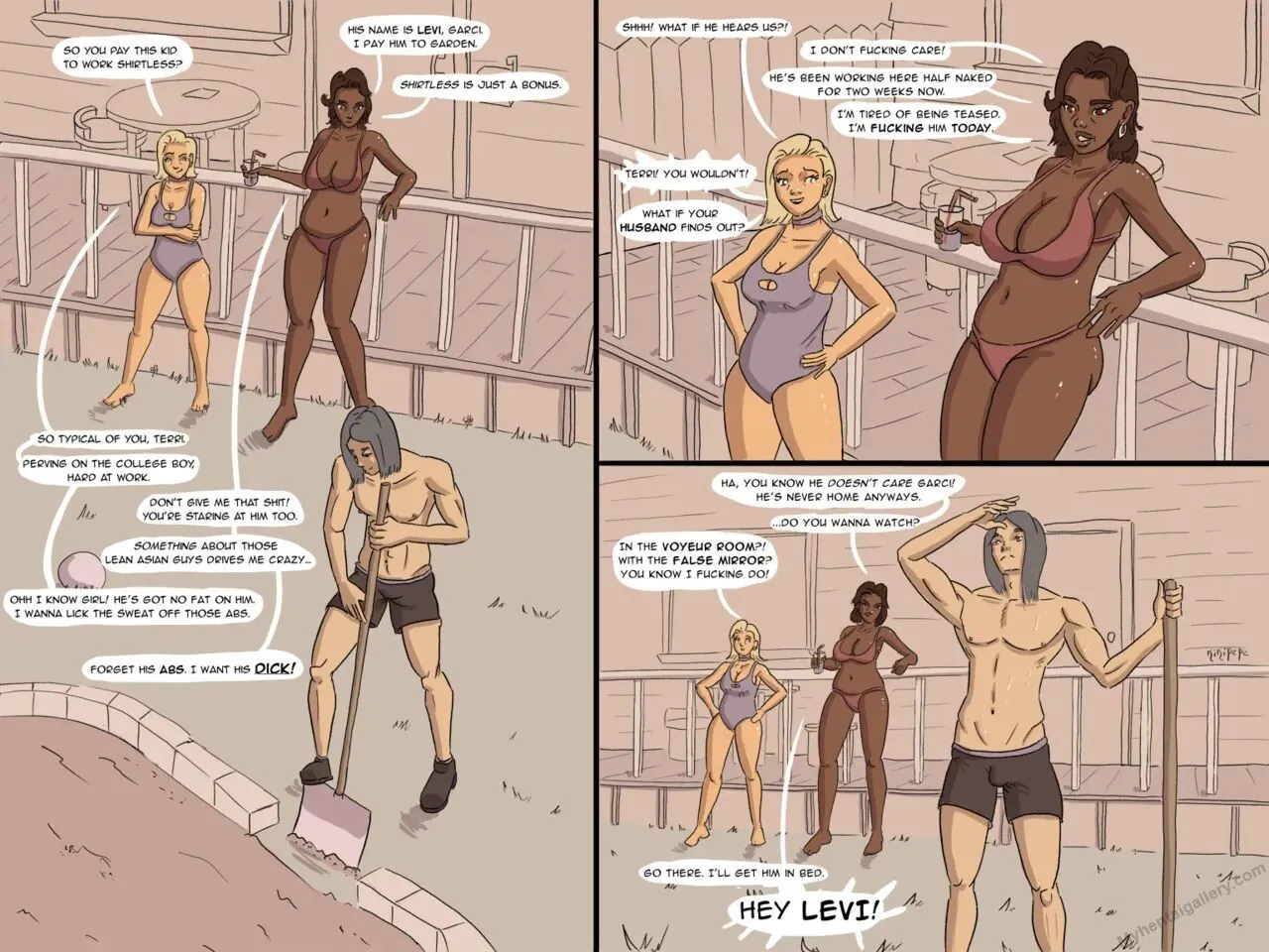 Terri & Garci porno comics