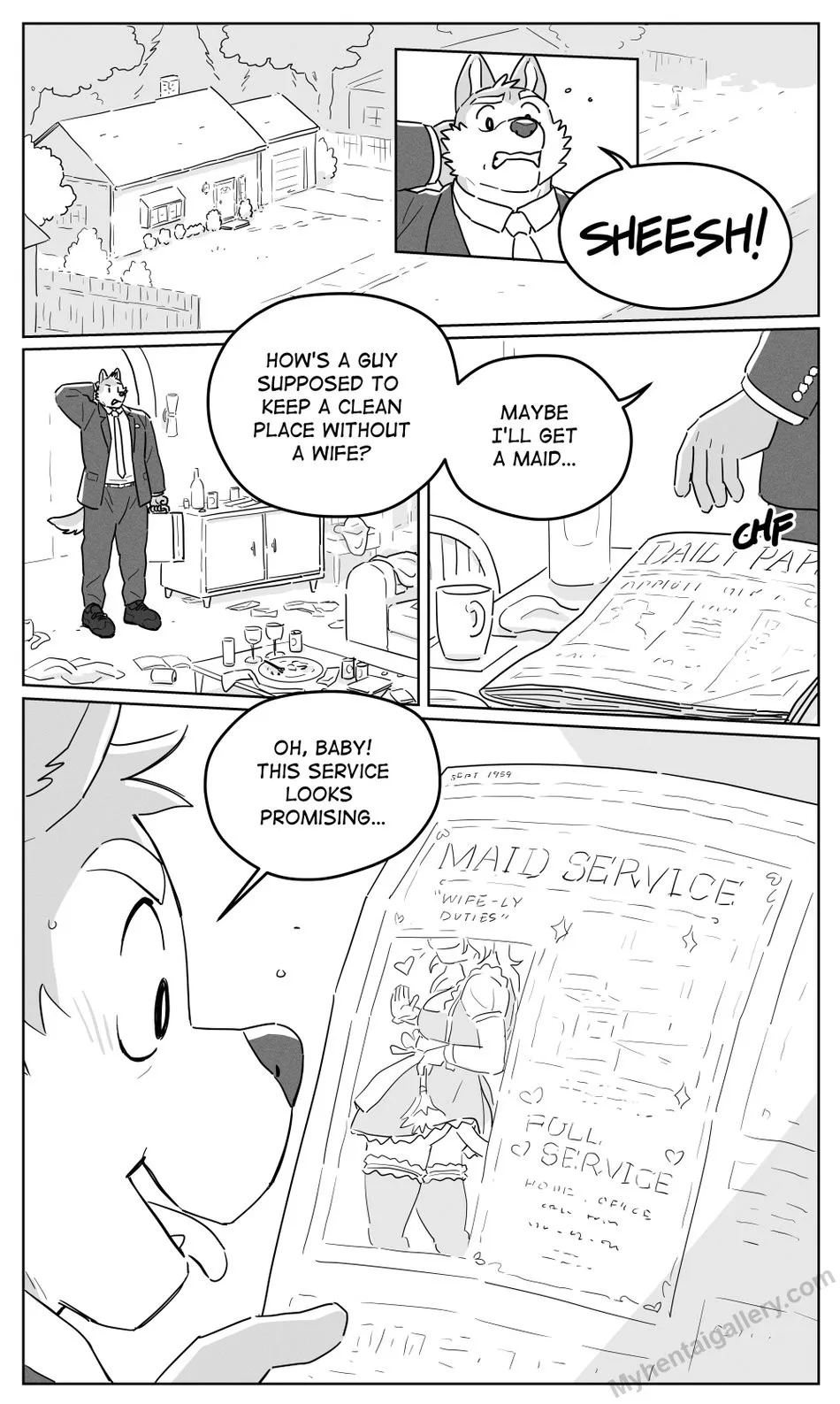 Willy The Maid porno comics Cover