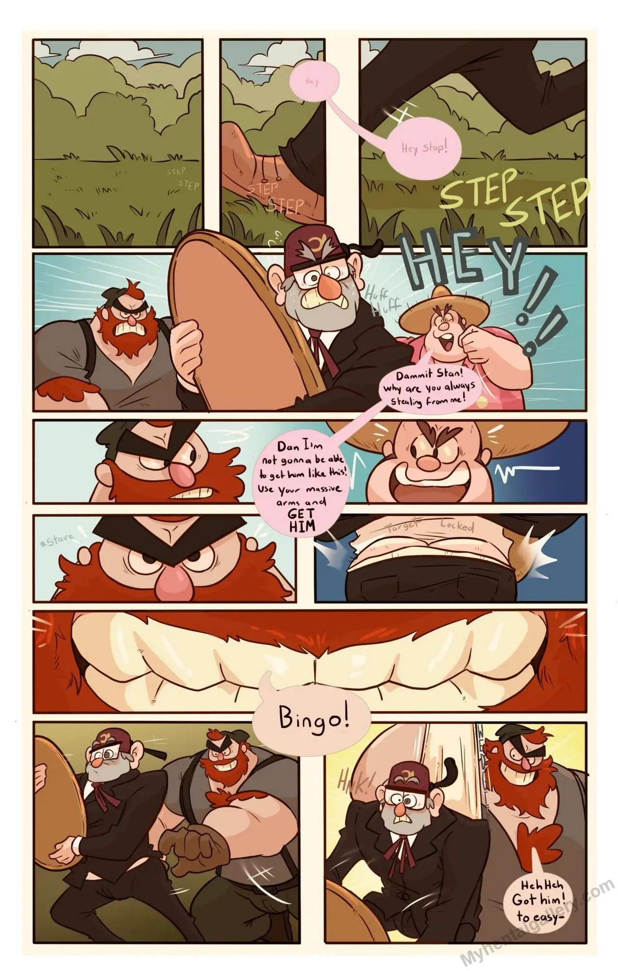 Daddy Gang Bang porno comics