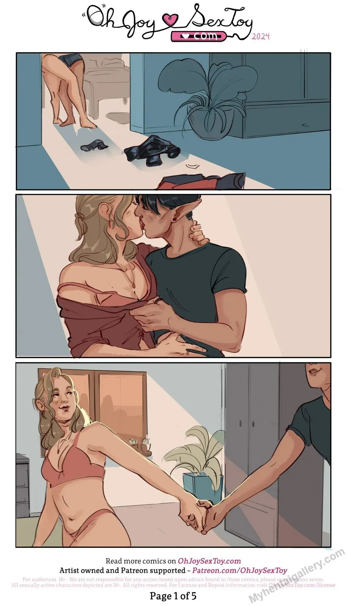 A Little Tied Up porno comics Cover