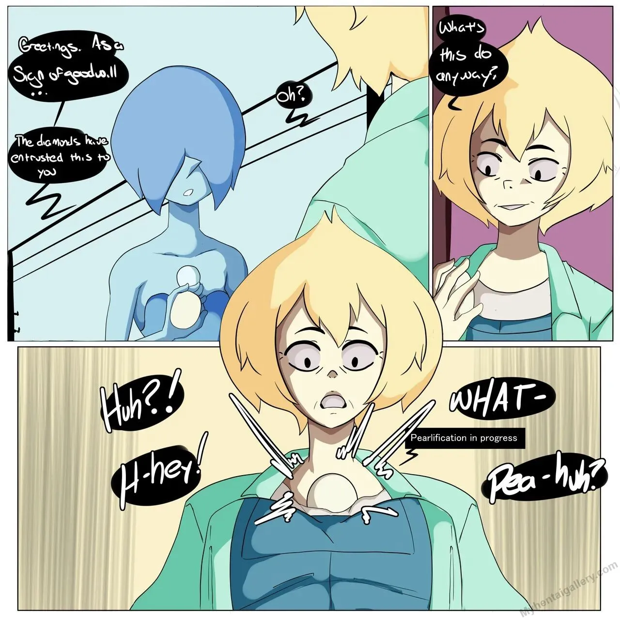 Vidalia's Yellow Pearl Possession porno comics Cover