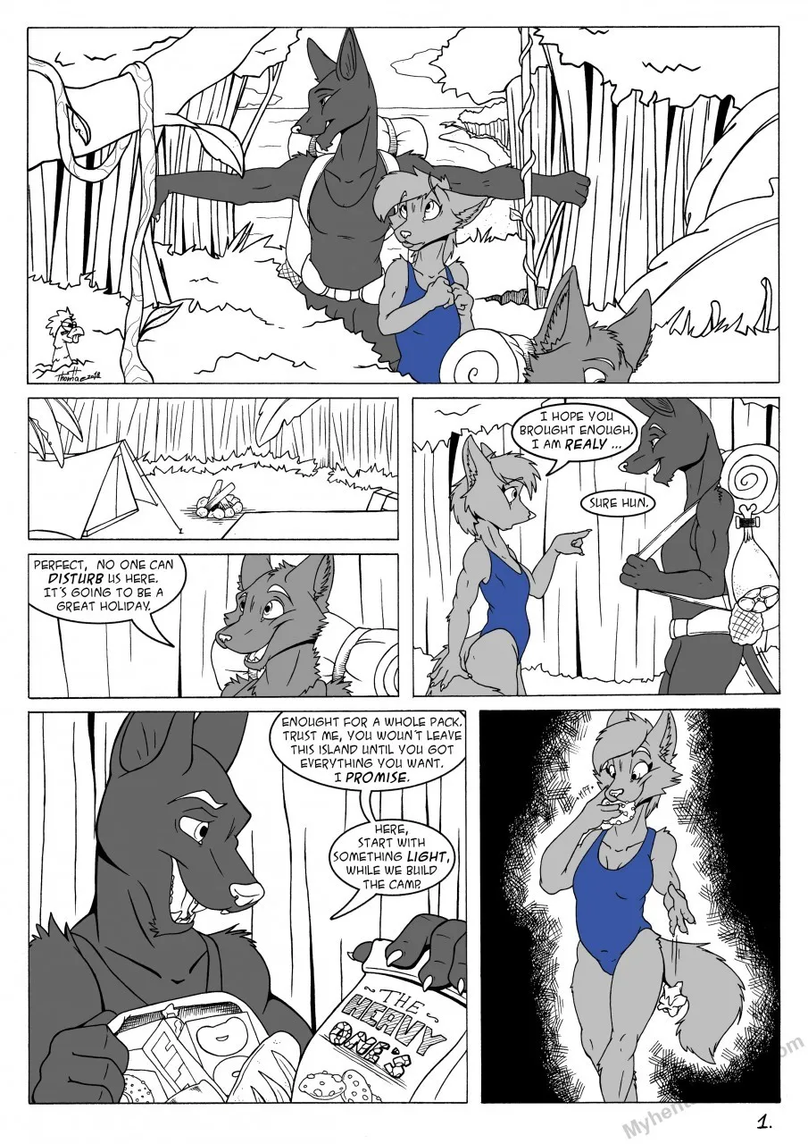 Jungle Holidays porno comics