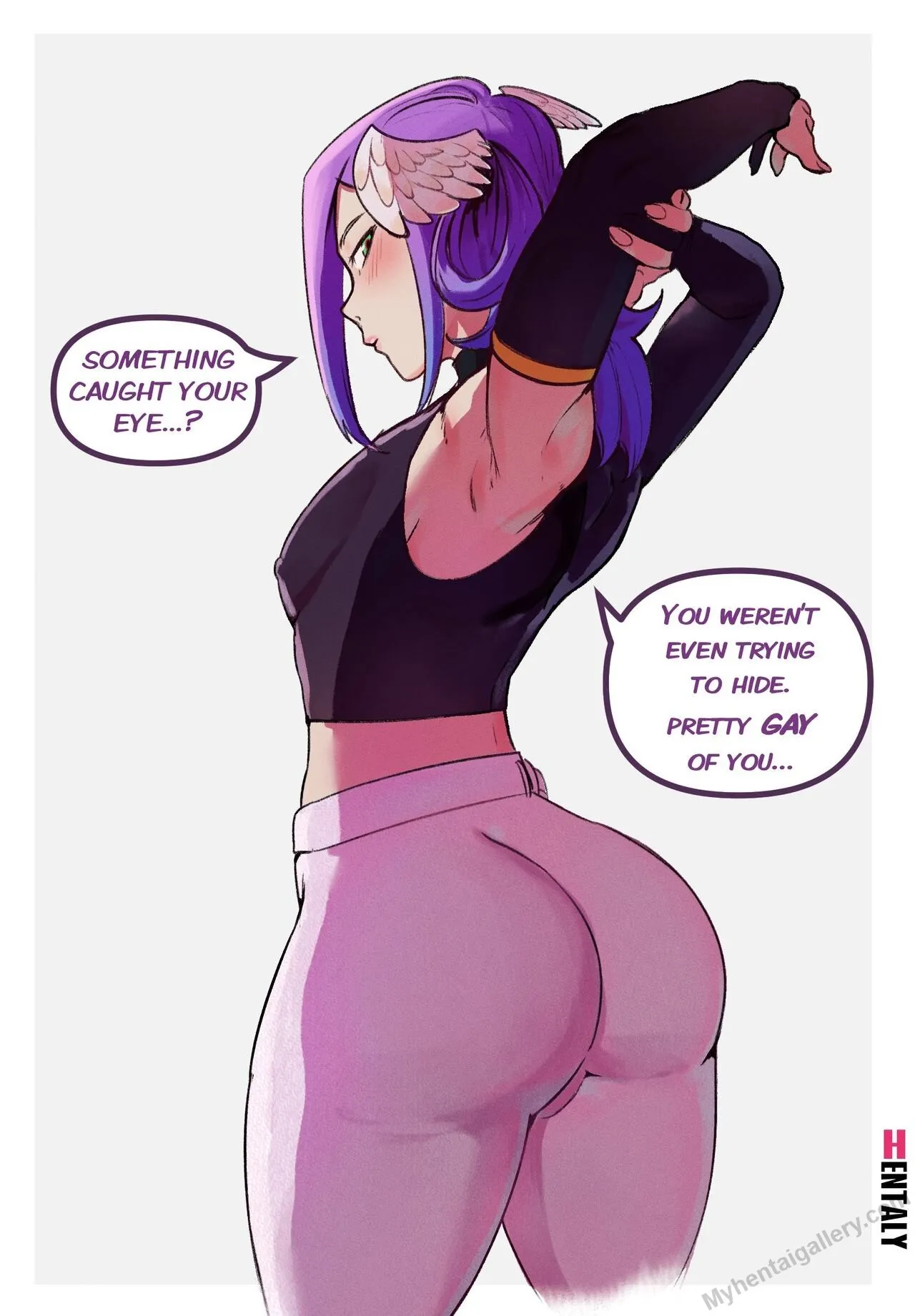 Saki Forgot The Rent porno comics Cover
