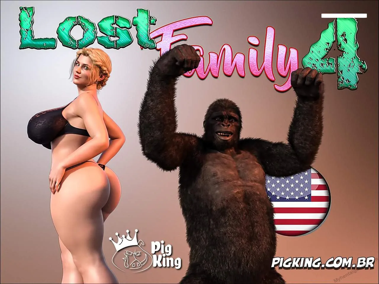 Lost Family 4 porno comics Cover