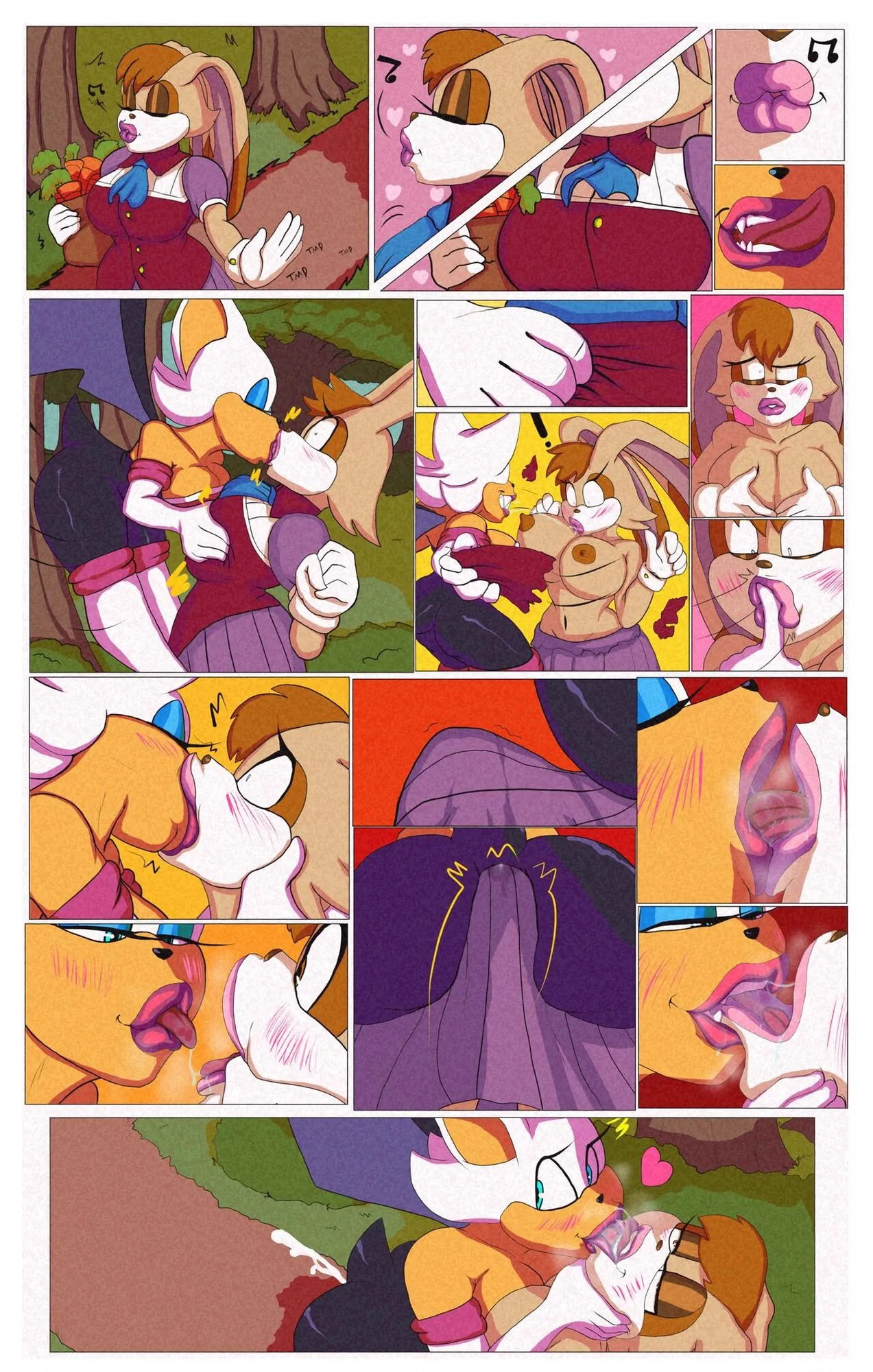 Vanilla x Rouge porno comics