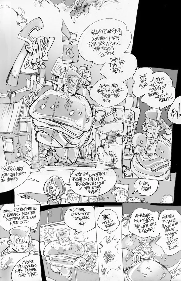 Burger porno comics Cover