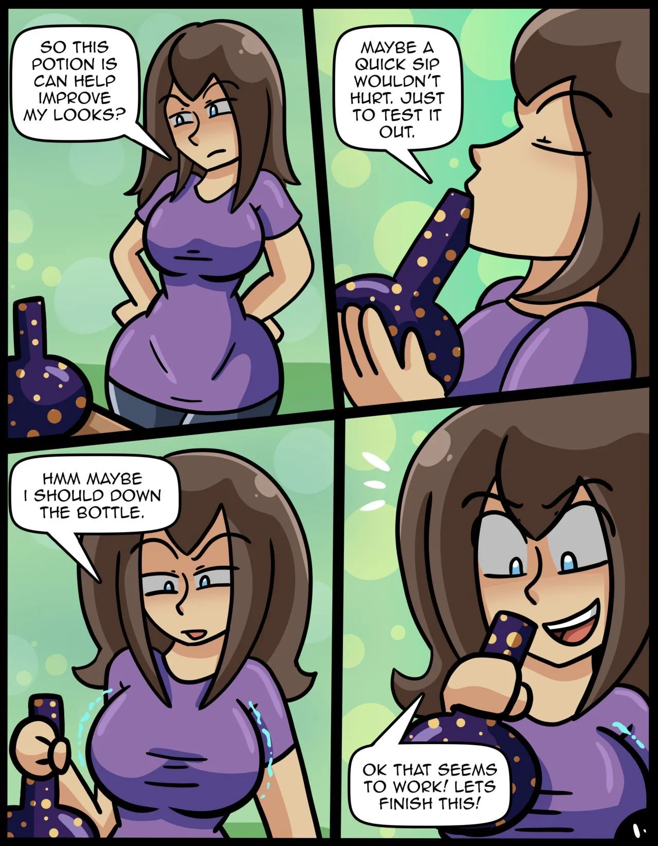 Expansion Potions porno comics Cover