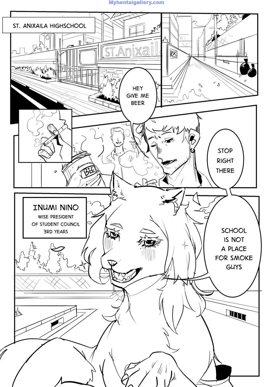 Your Senpai Is A Dog porno comics