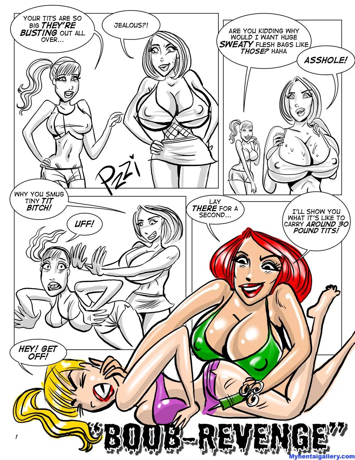 Boob Revenge porno comics