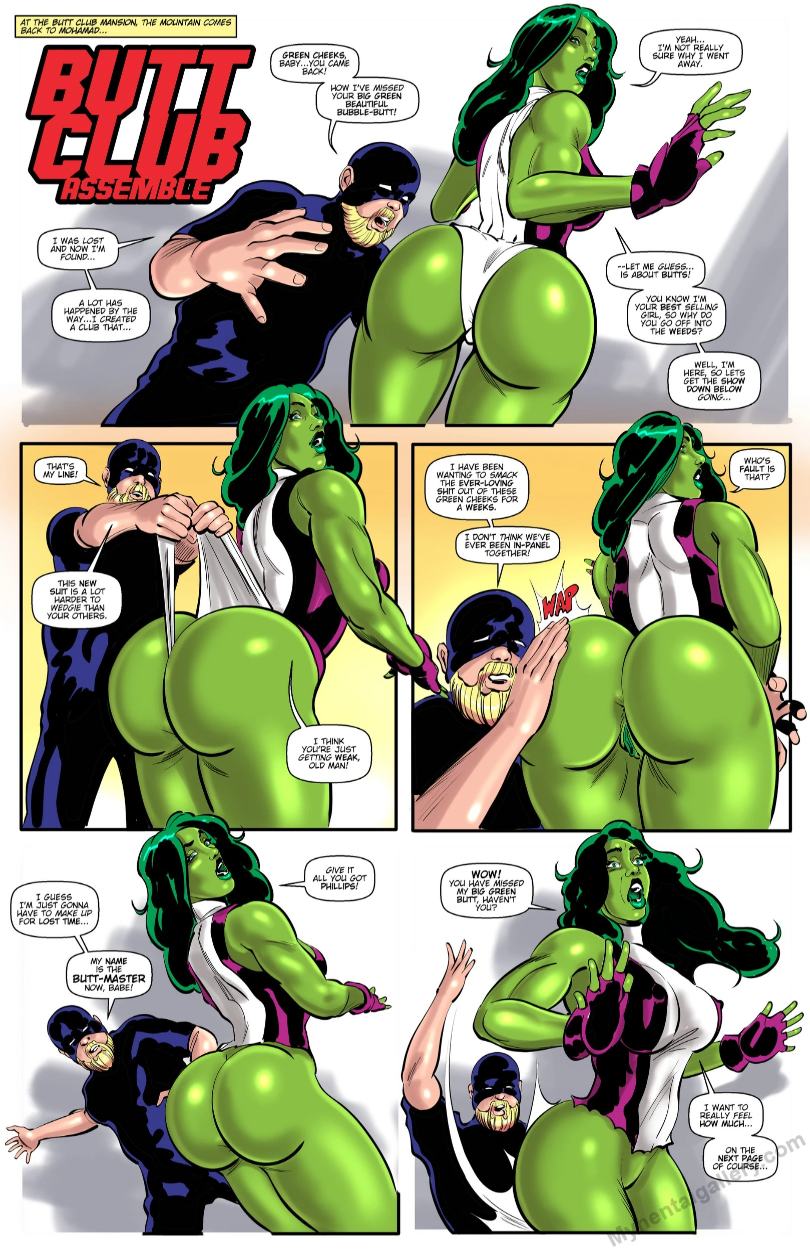 Butt Club Assemble porno comics