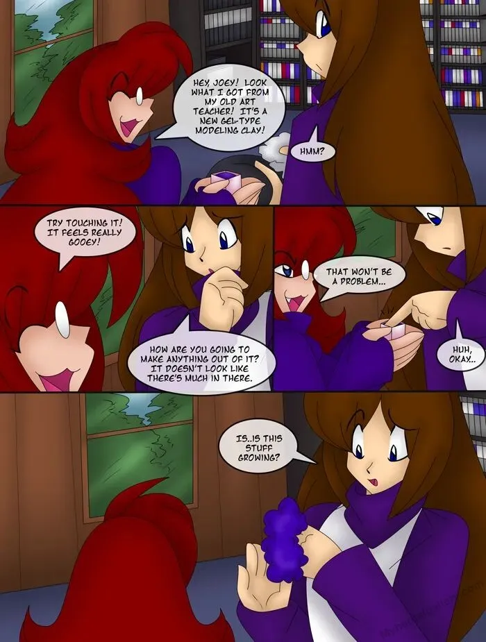 Modeling Slime Girl porno comics