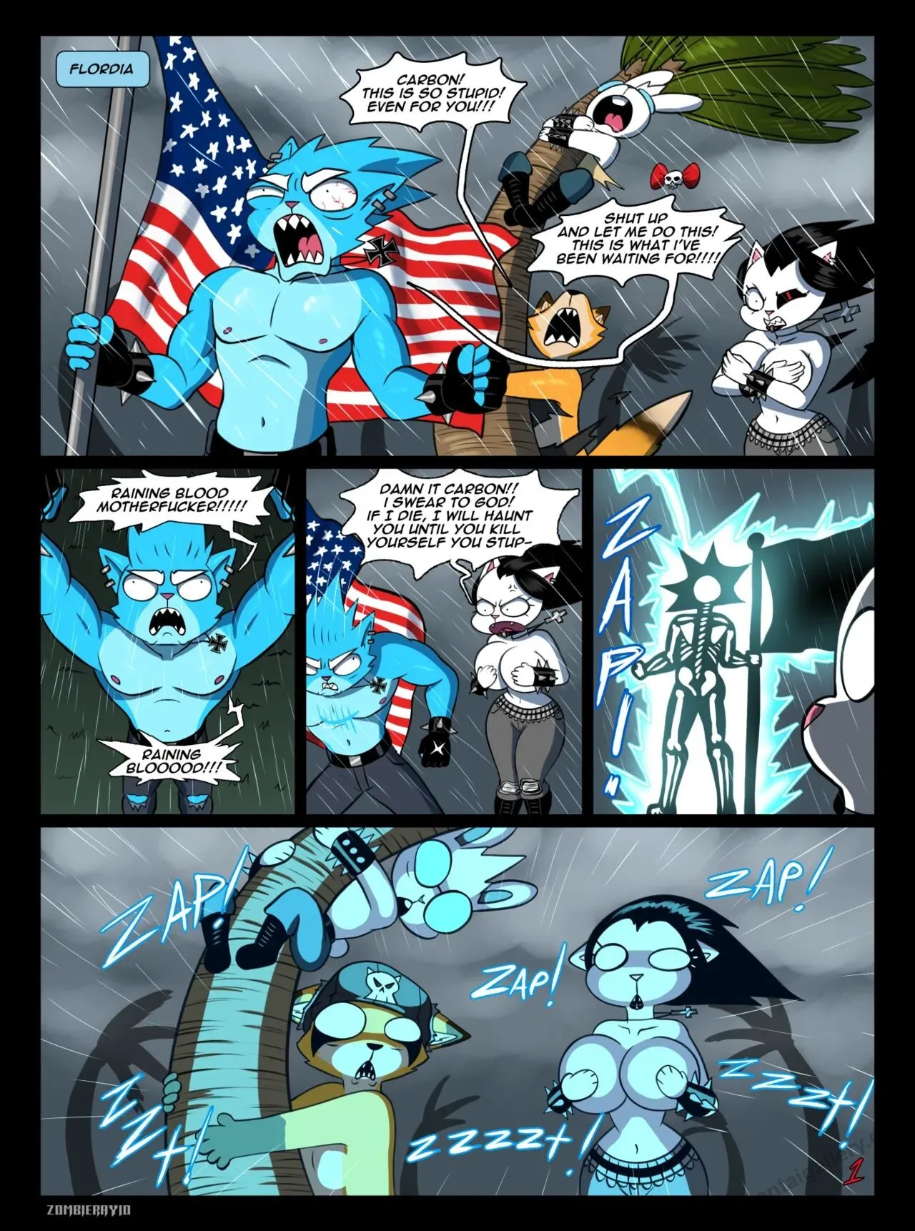 Carbon Fights A Hurricane porno comics