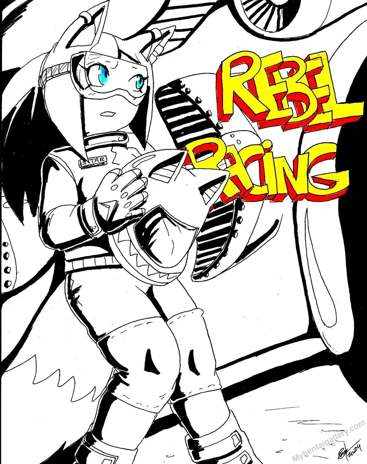 Rebel Racing porno comics