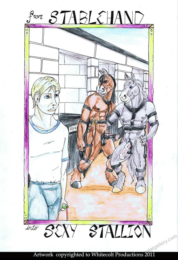 From Stablehand Into Sexy Stallion porno comics