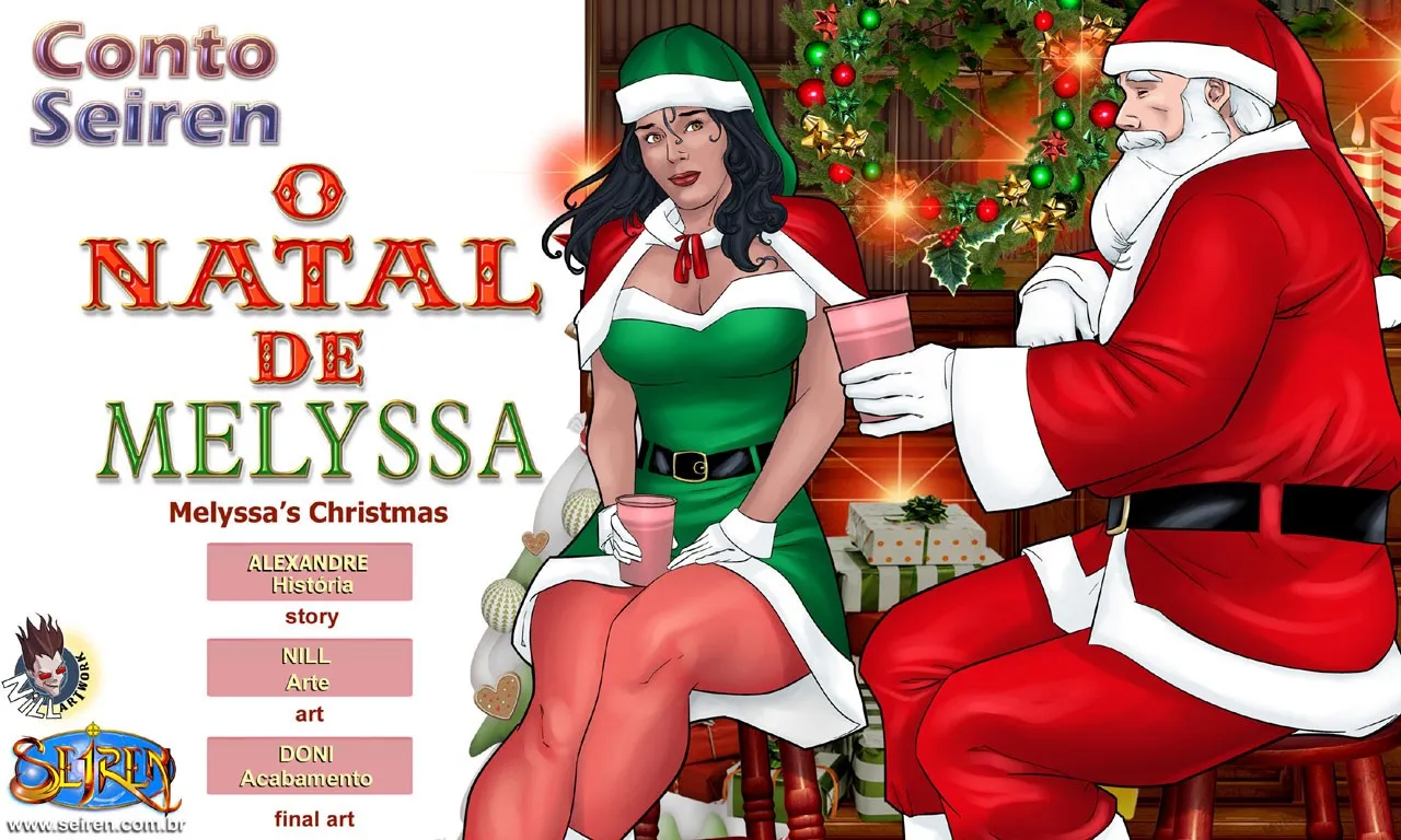 Melyssa's Christmas porno comics Cover