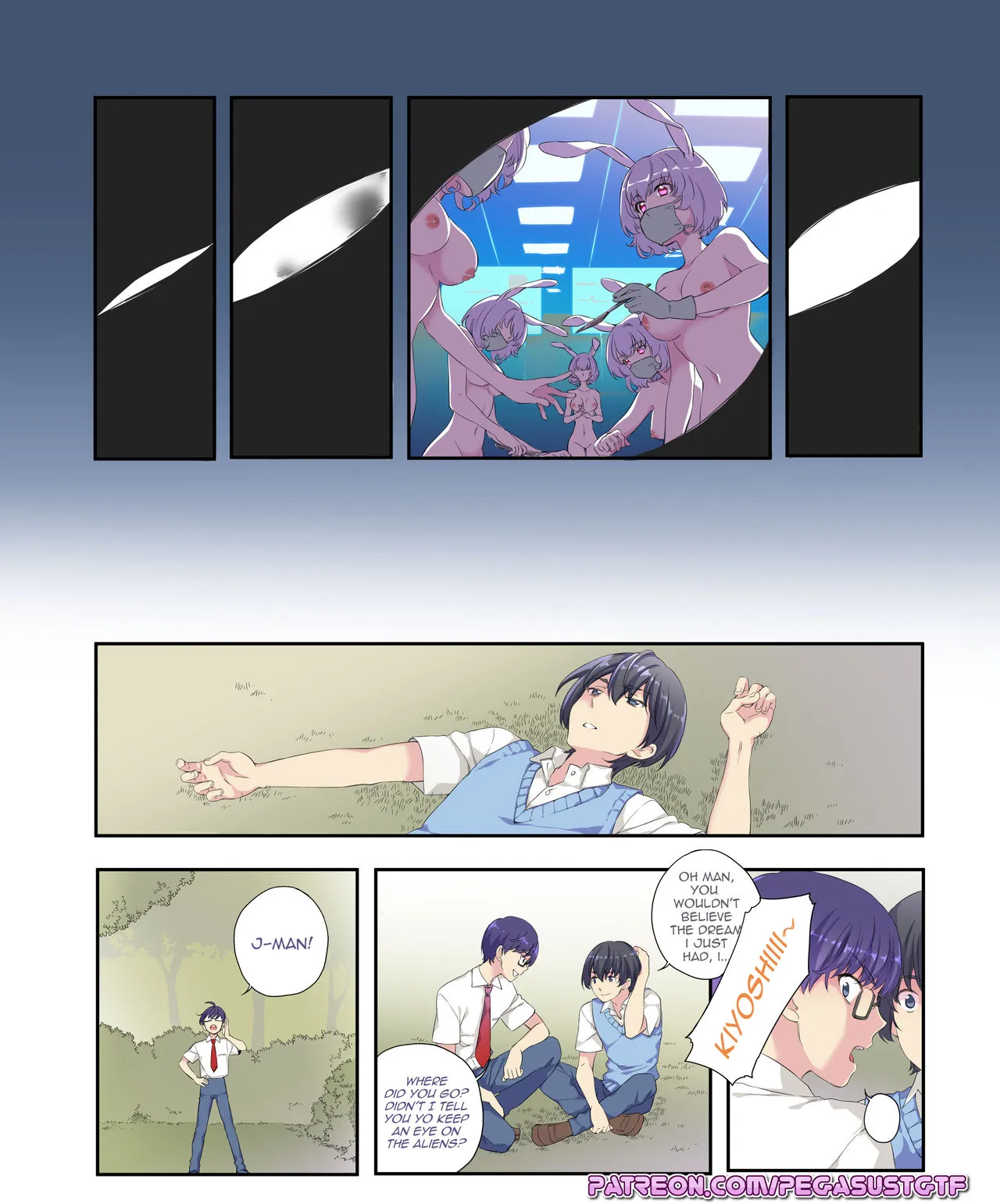 Student Transfer - Alien Abduction porno comics Cover
