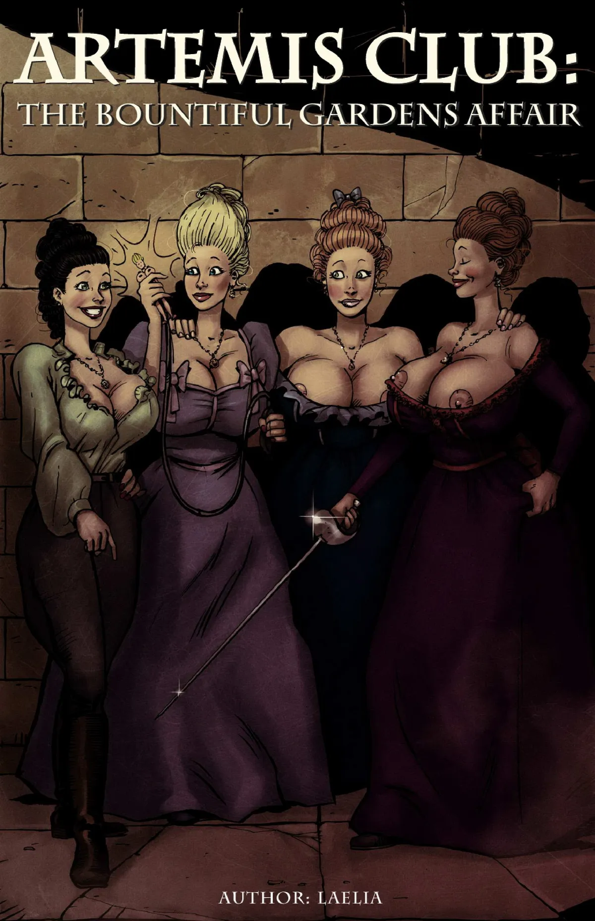 Artemis Club - The Bountiful Gardens Affair porno comics Cover