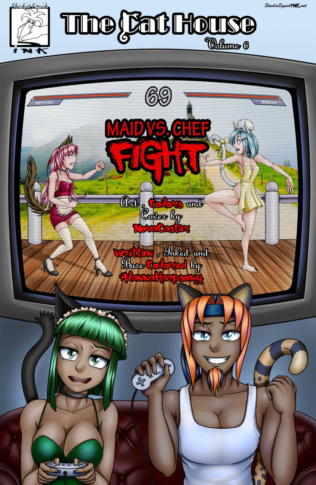 The Cat House 6 - Maid Vs Chef Fight porno comics