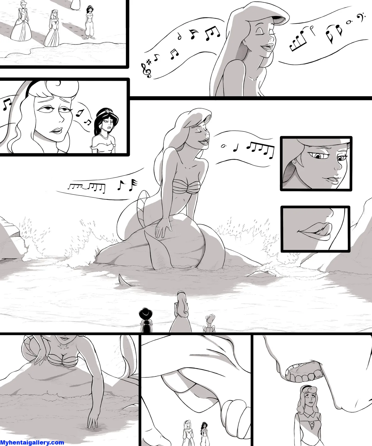Ariel The Siren porno comics