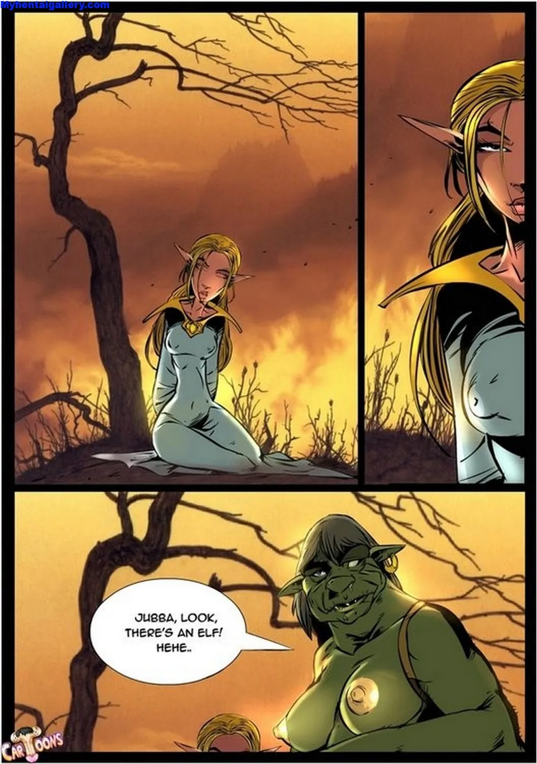 Elf Vs Orc porno comics