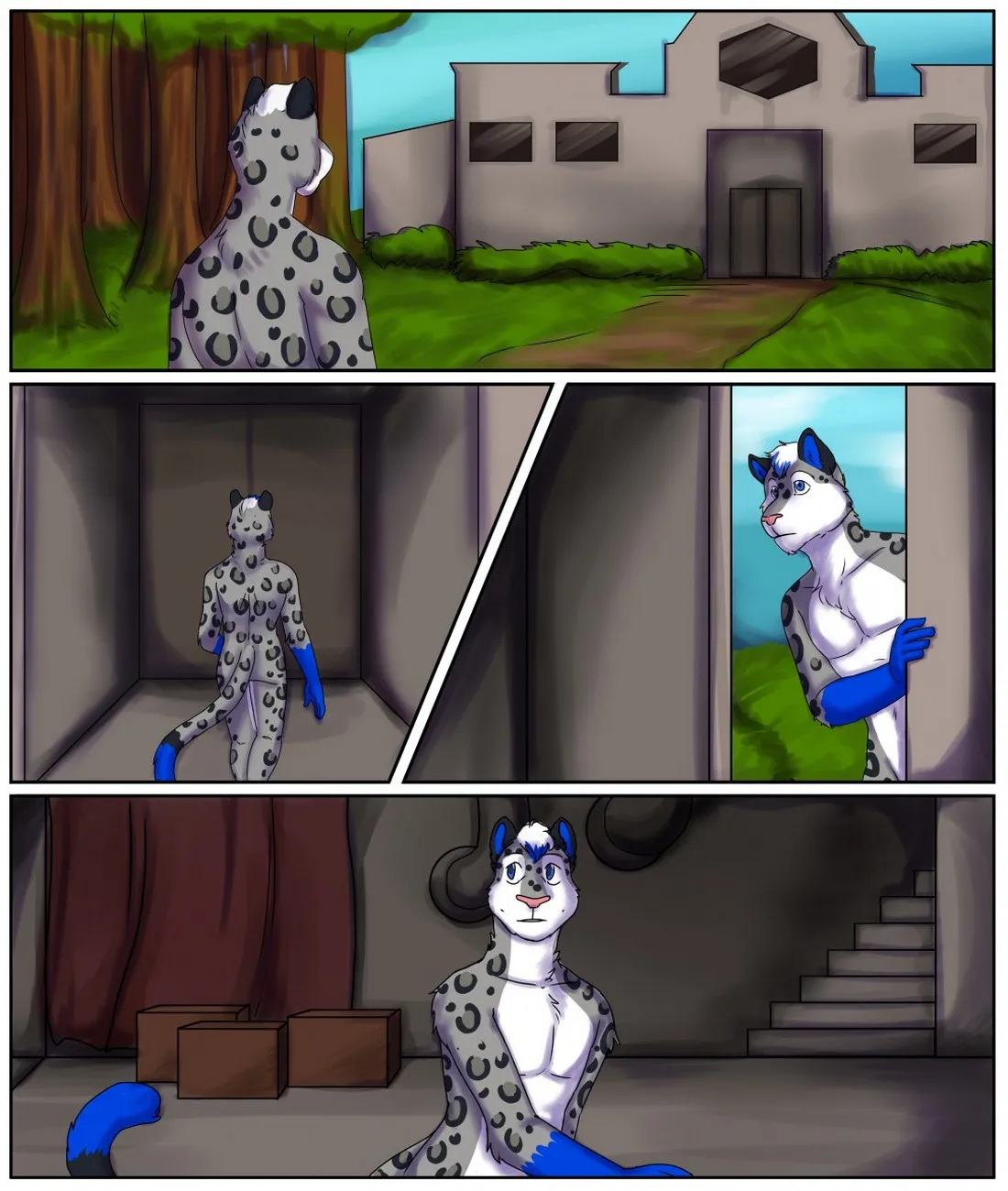 Mysterious Building porno comics