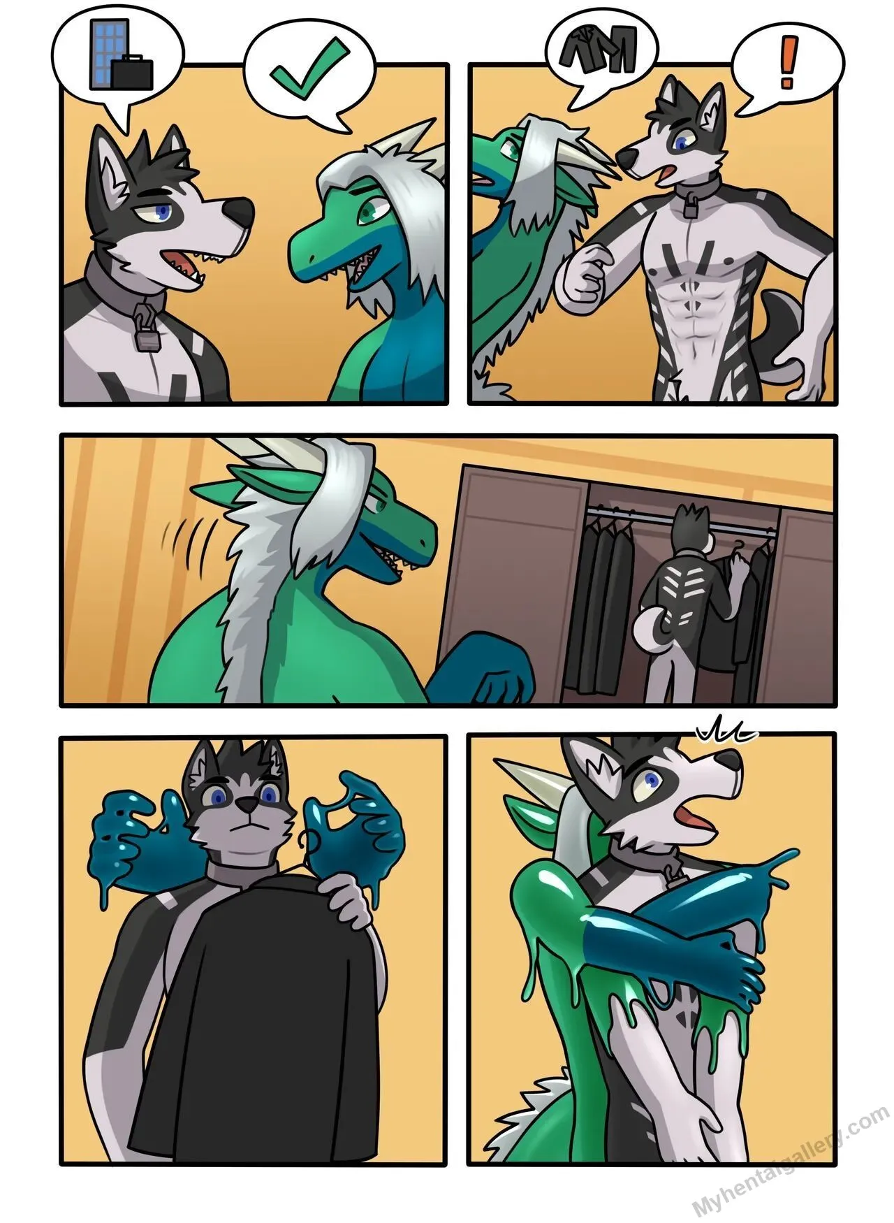 Office Suit porno comics Cover