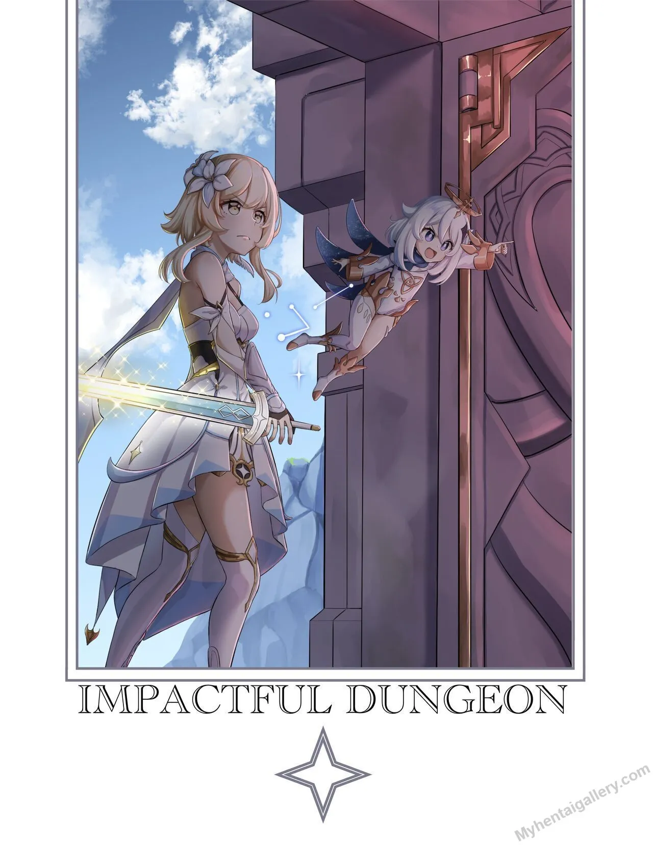 Impactful Dungeon porno comics Cover