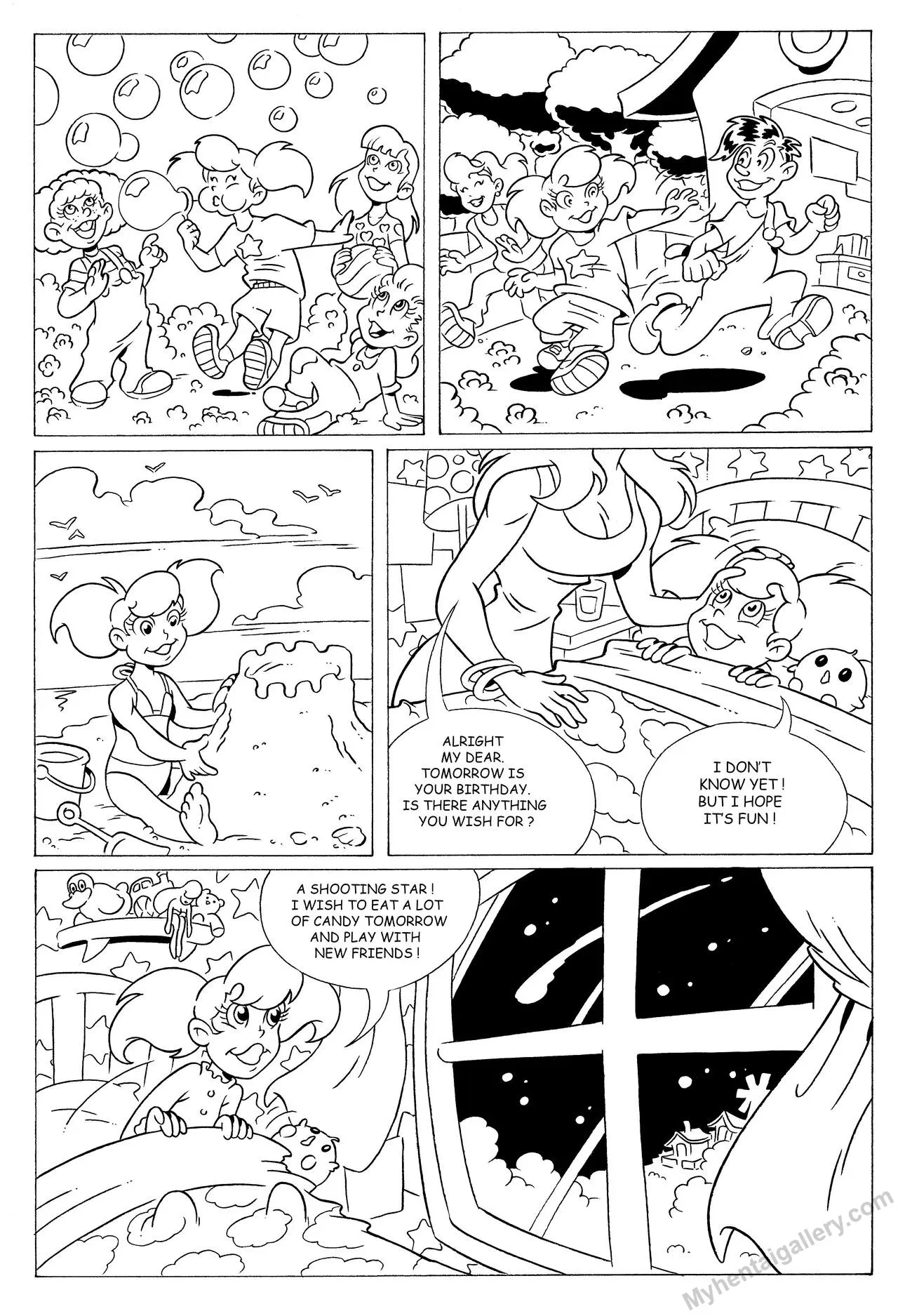 Crystal In Candyland porno comics Cover