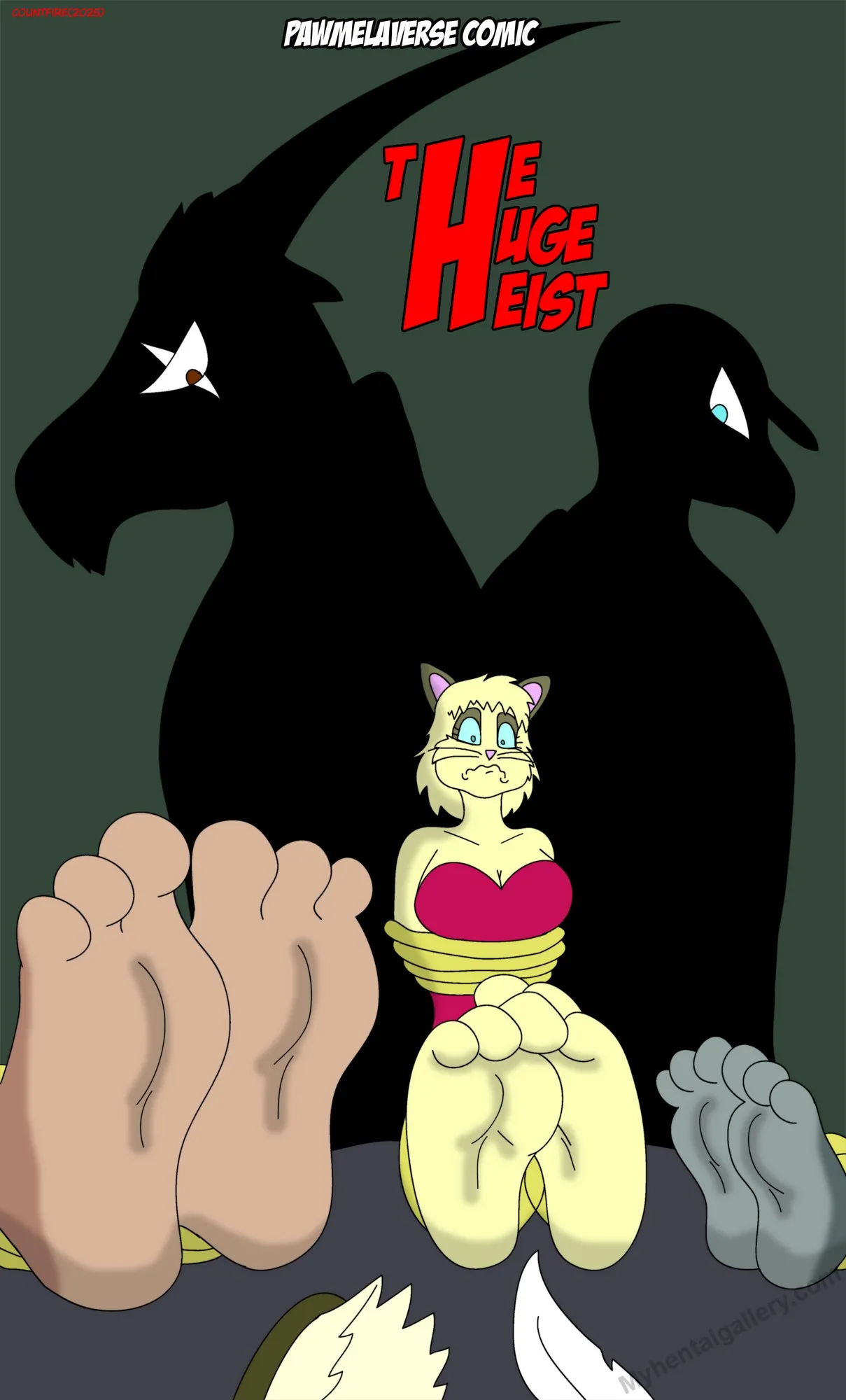 The Huge Heist porno comics Cover