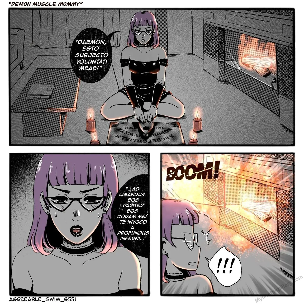 Demon Muscle Mommy porno comics Cover