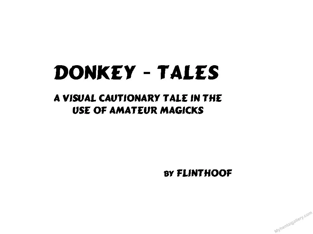 Donkey Tales porno comics Cover