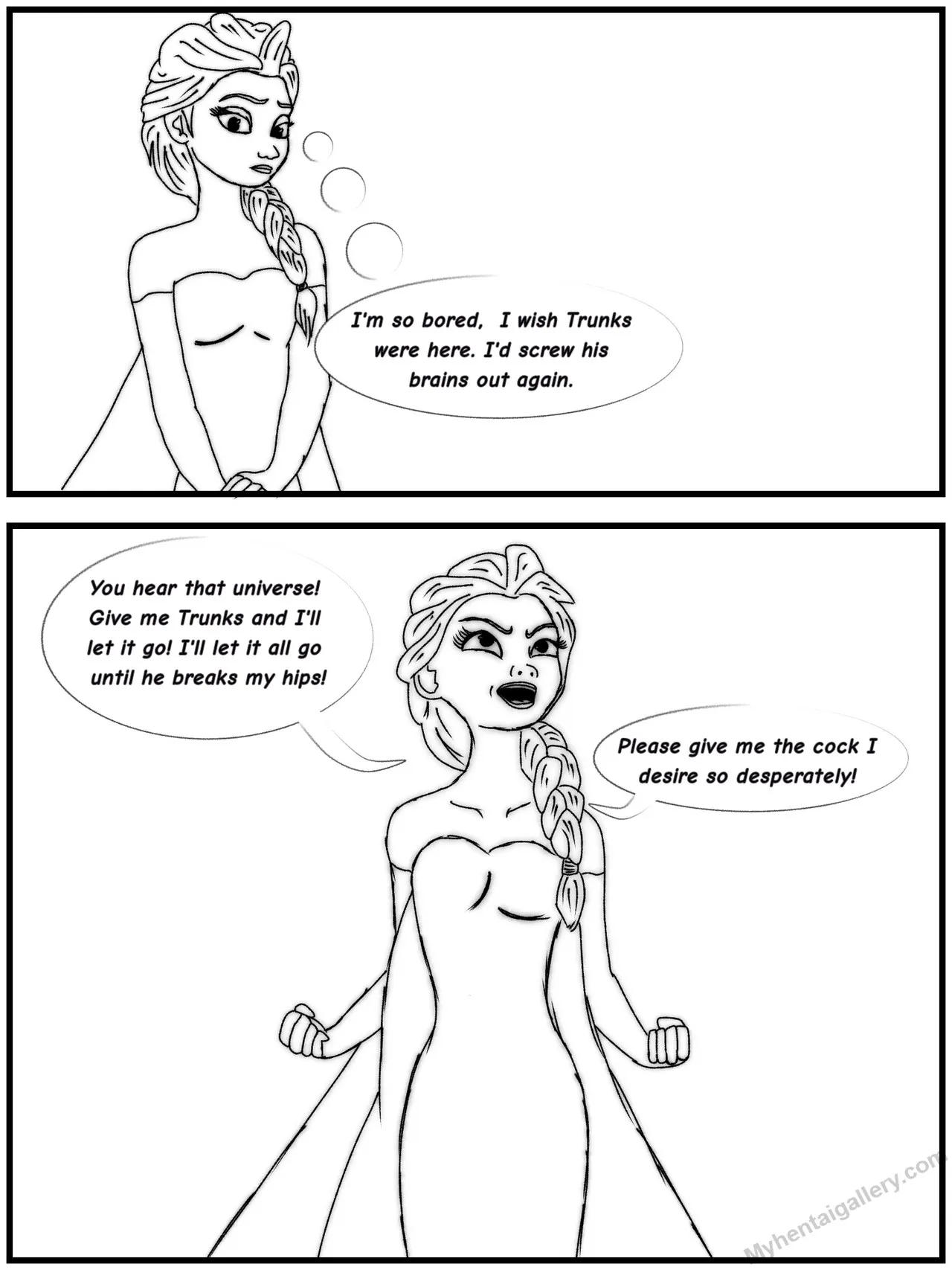 Frozen Time 1 porno comics Cover
