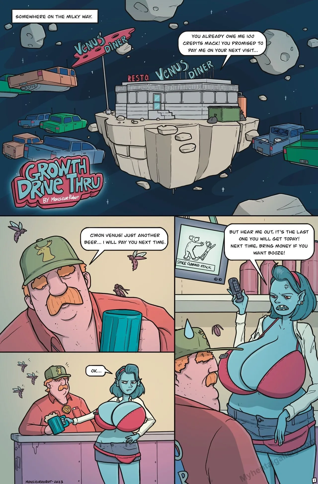 Growth Drive Thru porno comics