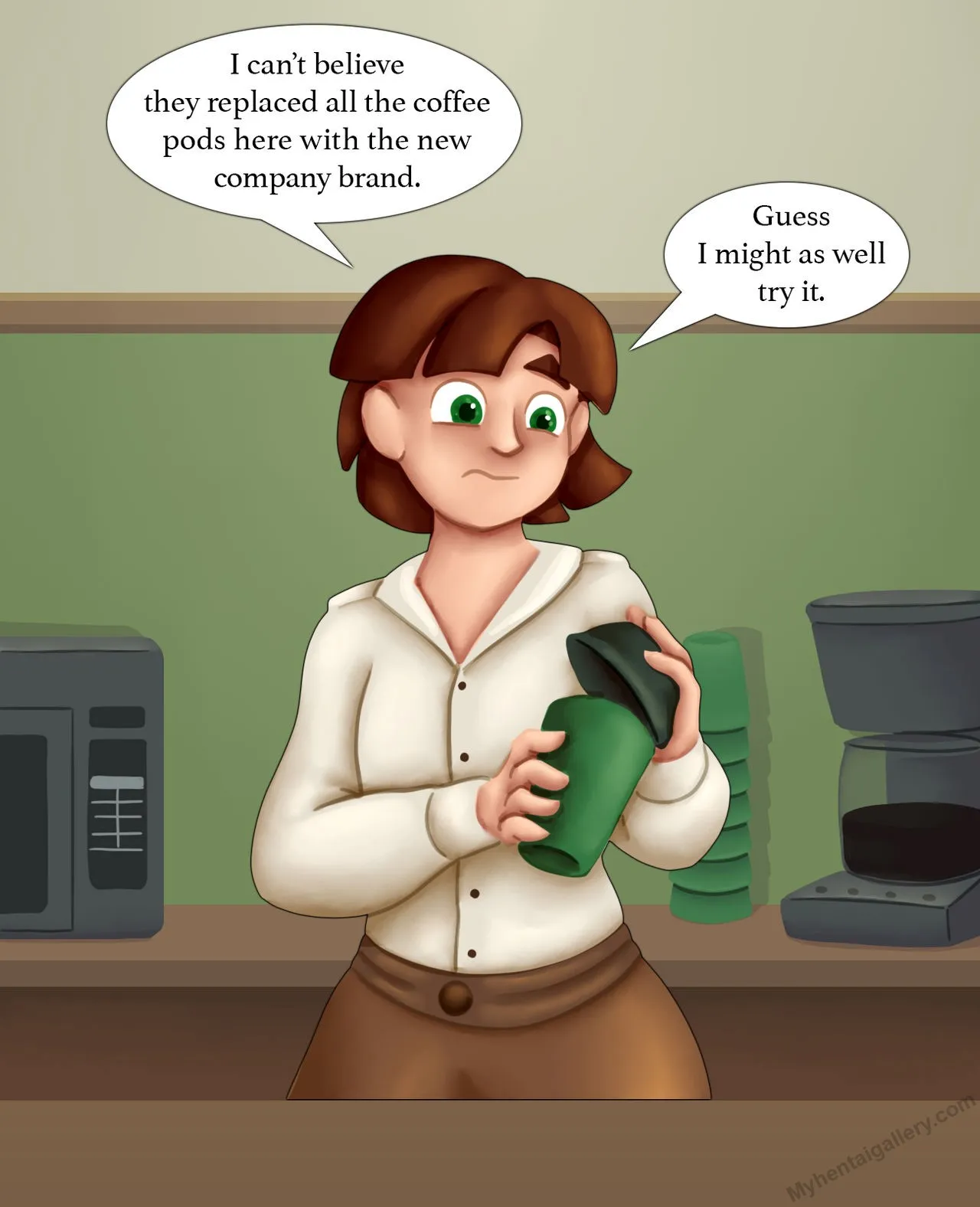 Perky Coffee porno comics
