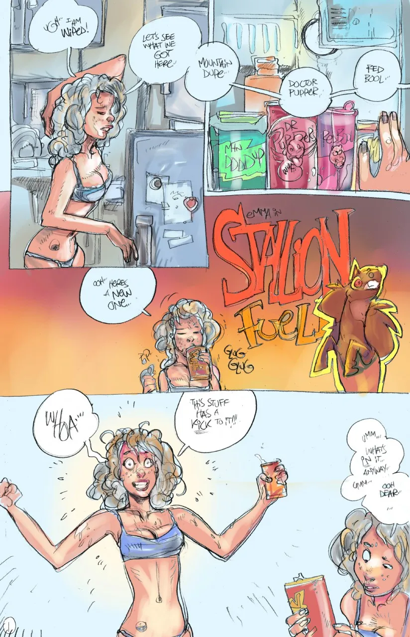 Stallion Fuel porno comics Cover