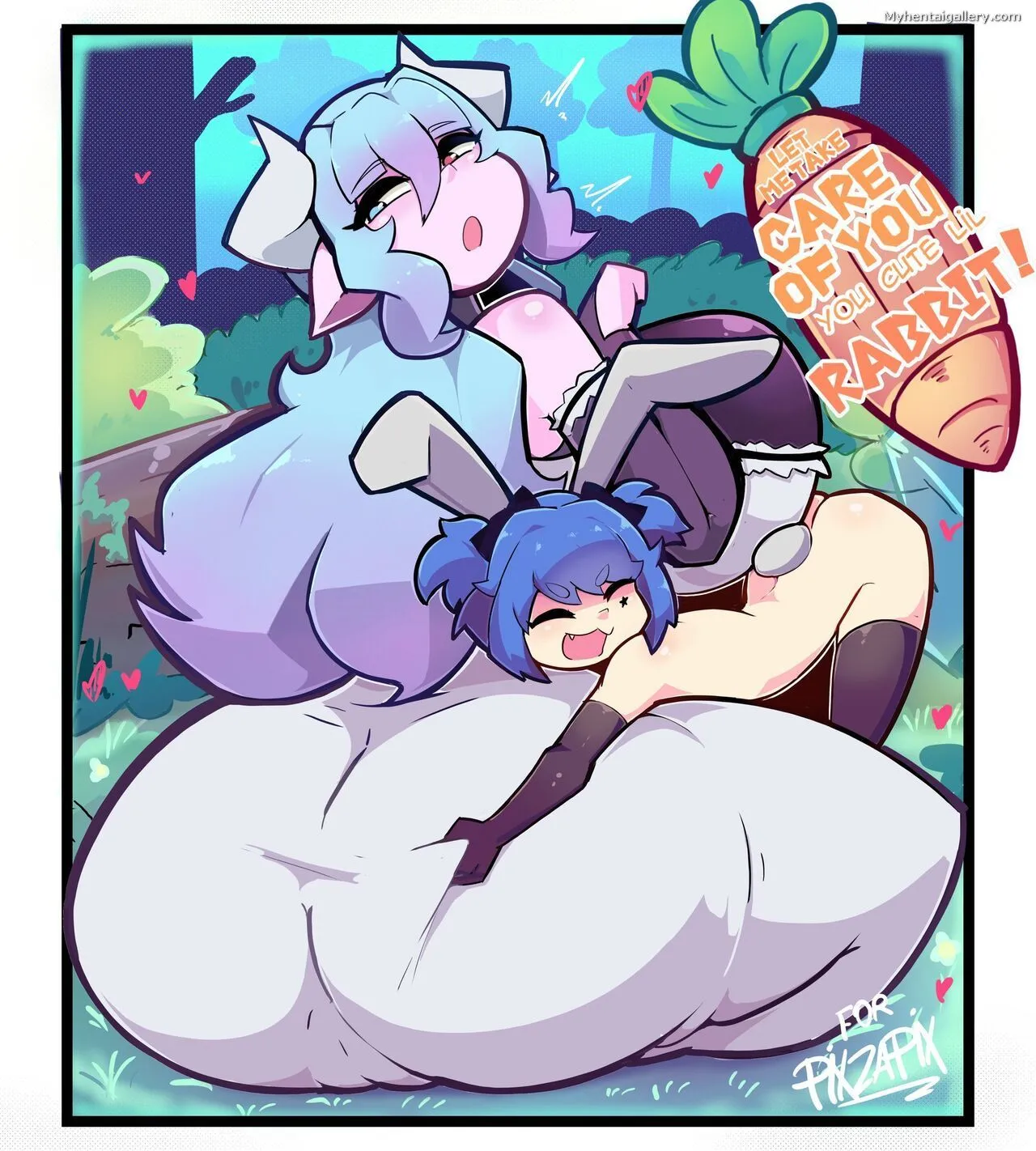 Let Me Take Care Of You, You Cute Lil Rabbit! porno comics