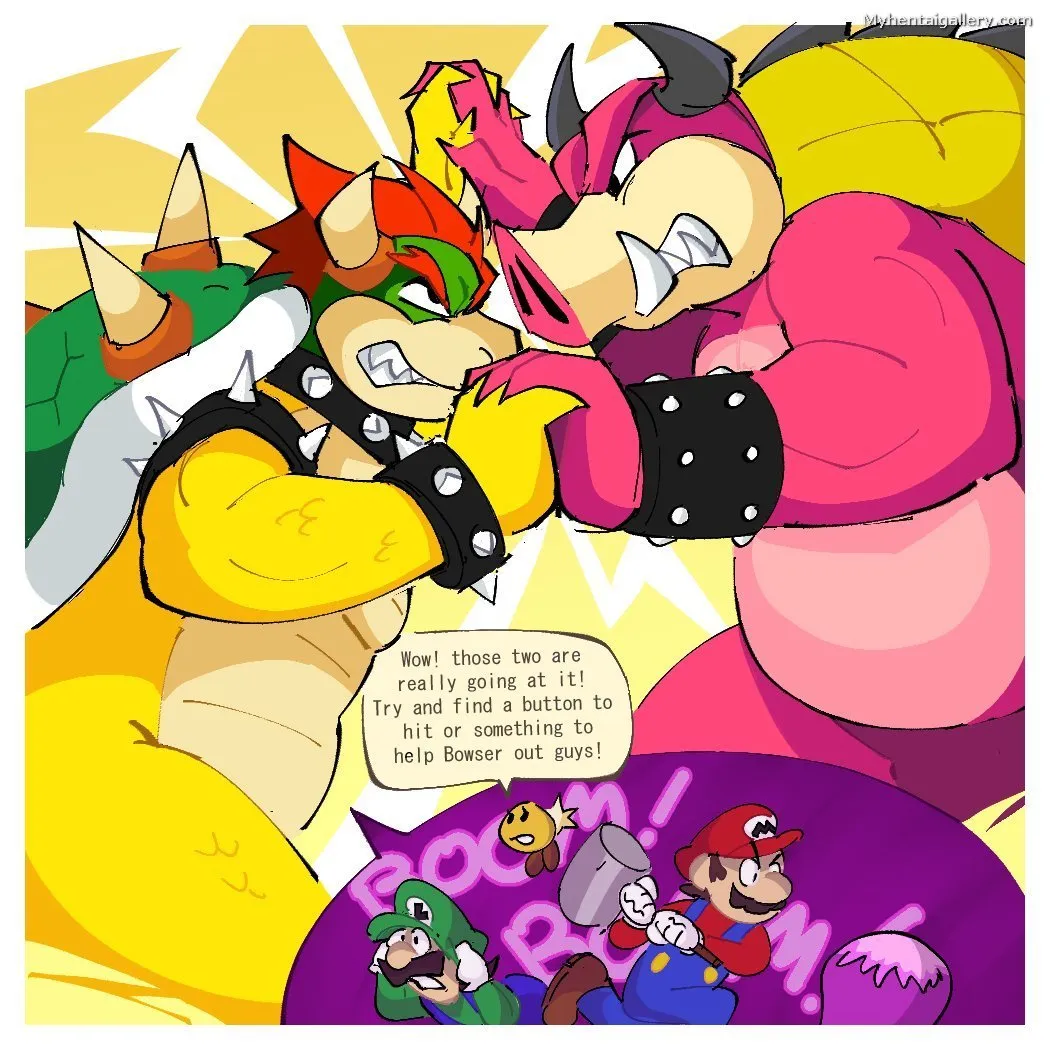 Inside Bowser porno comics