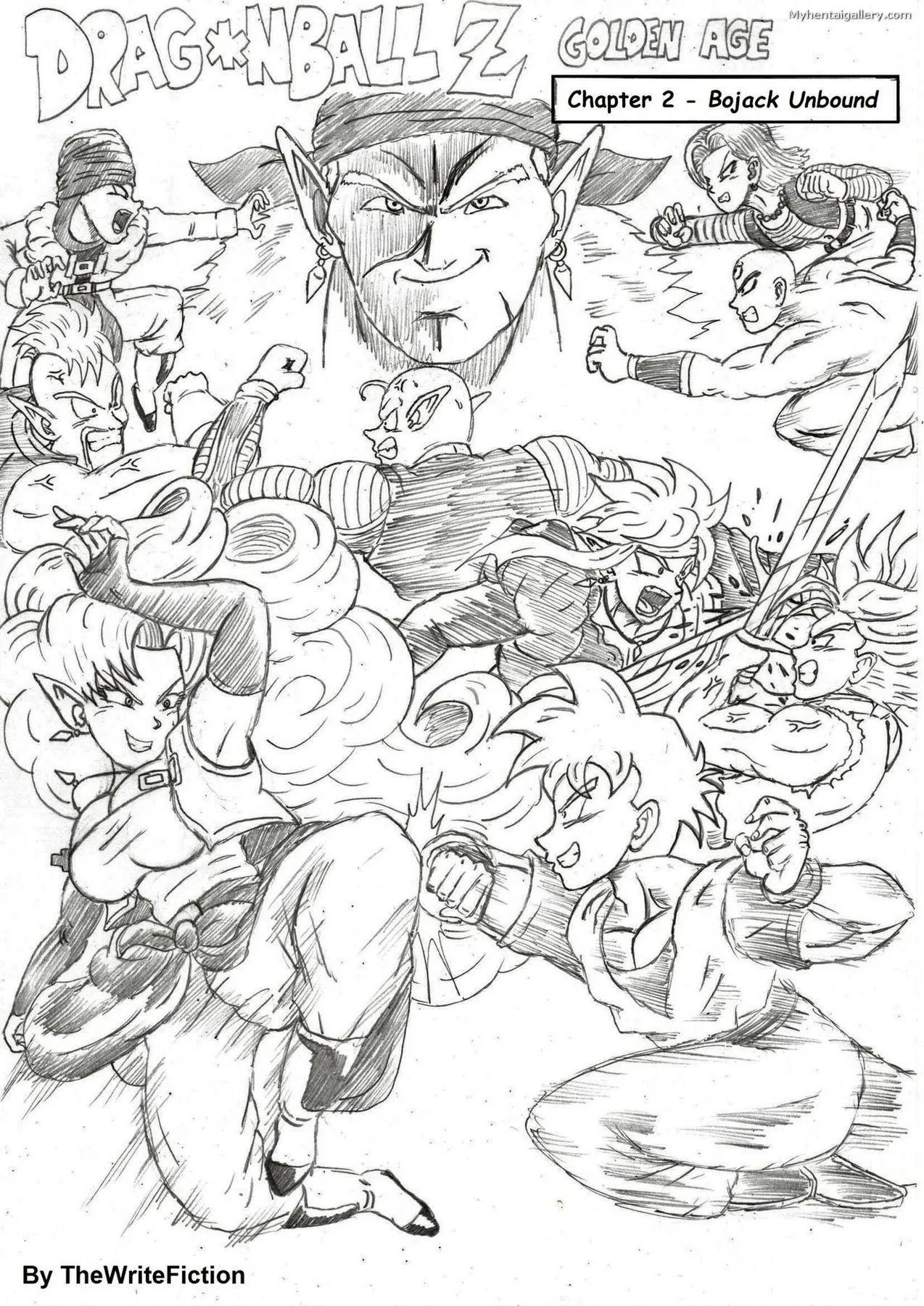 Dragon Ball Z Golden Age 2 - Bojack Unbound porno comics Cover