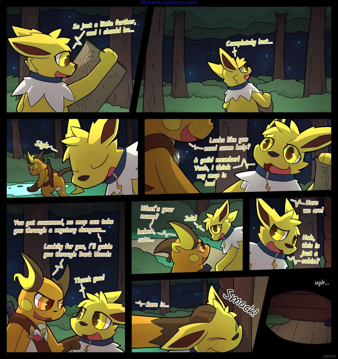 Inside The Dark Woods Cabin porno comics